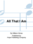 All That I Am