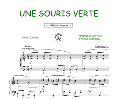 Une souris verte
