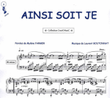 Ainsi soit je (Collection CrocK'MusiC)
