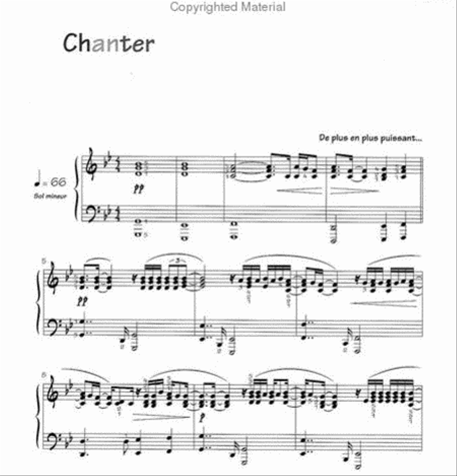 Recueil Crock Music Volume 1 Difficulty 7/8/9 (Pascal Obispo) Piano scores gallery preview page 3