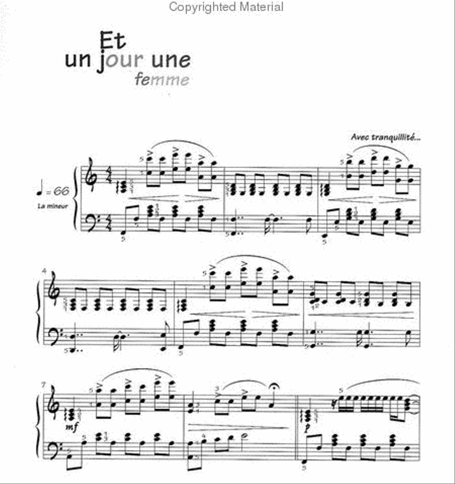 Recueil Crock Music Volume 1 Difficulty 7/8/9 (Pascal Obispo) Piano scores gallery preview page 4