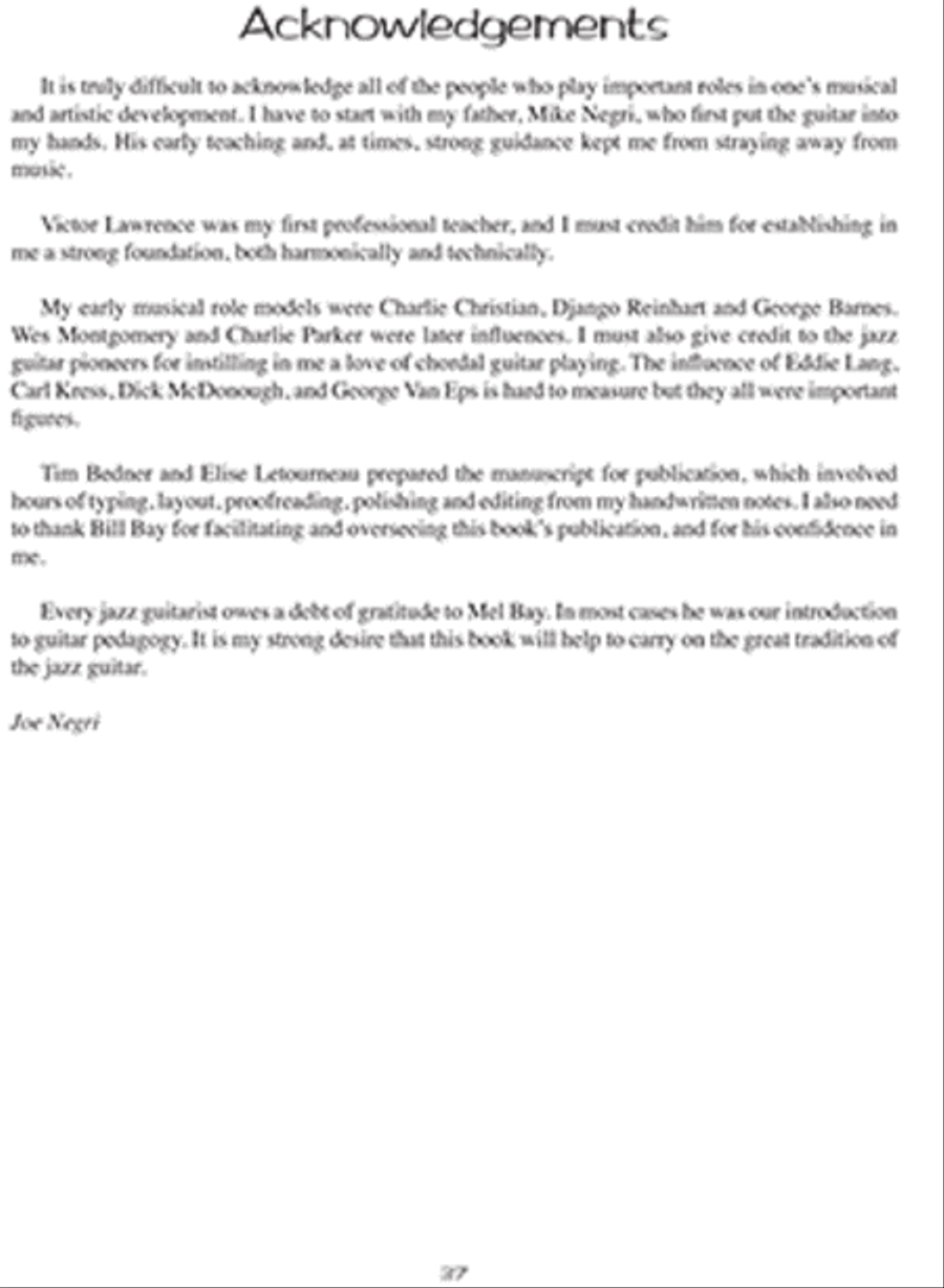A Common Sense Approach to Improvisation for Guitar Electric Guitar scores gallery preview page 7