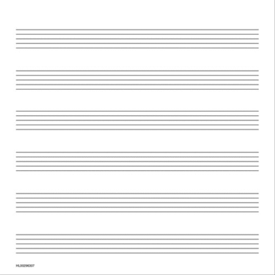 Hal Leonard Student Piano Library Music Manuscript Paper – Wide Staff Piano Method scores gallery preview page 4