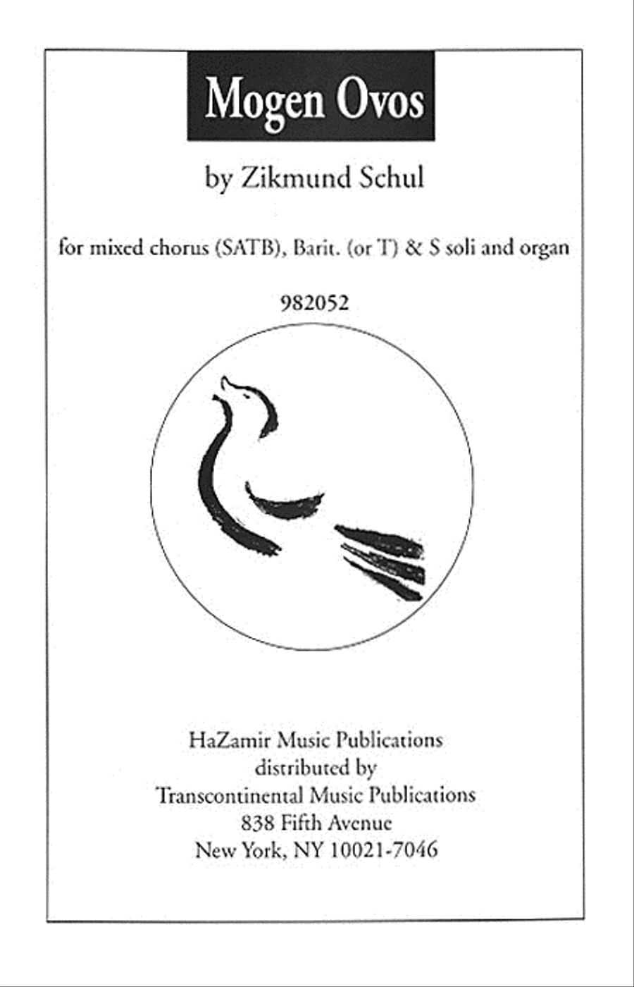 Mogen Ovos 4-Part scores gallery preview page 1