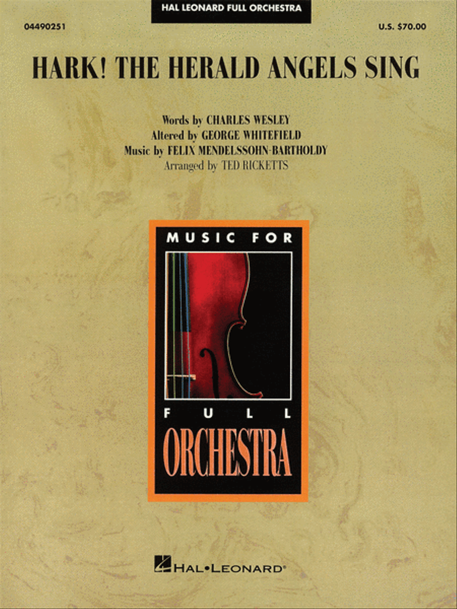 Hark! The Herald Angels Sing Full Orchestra scores gallery preview page 1