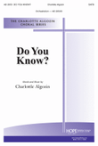 Do You Know?