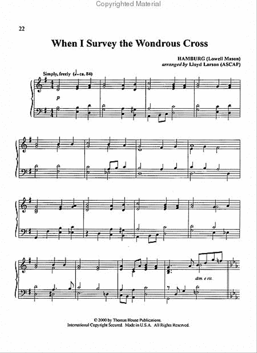 Images of the Cross Images of the Cross Piano Solo scores gallery preview page 4
