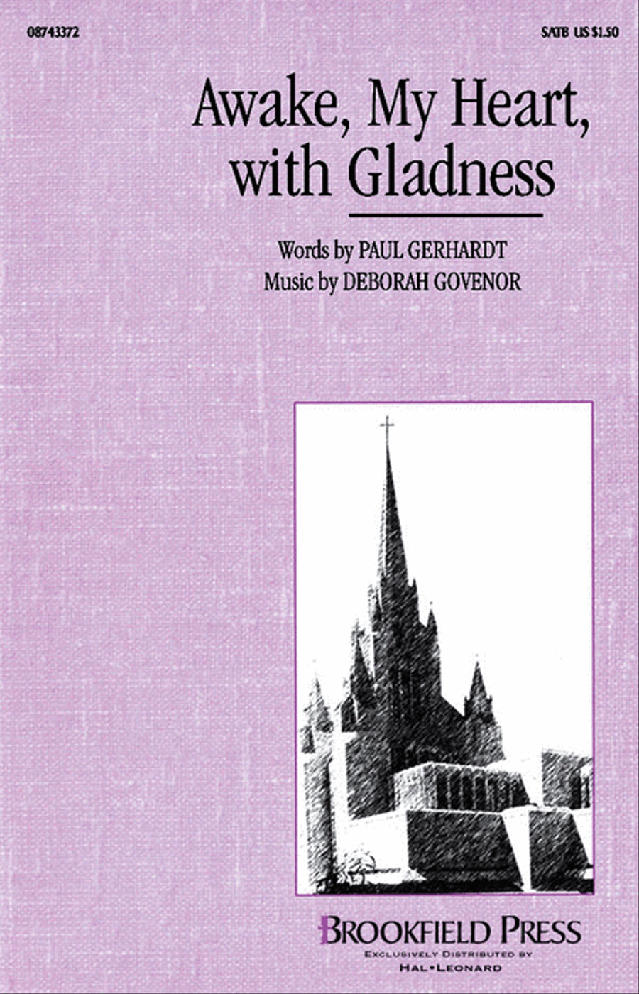 Awake, My Heart, With Gladness 4-Part scores gallery preview page 1