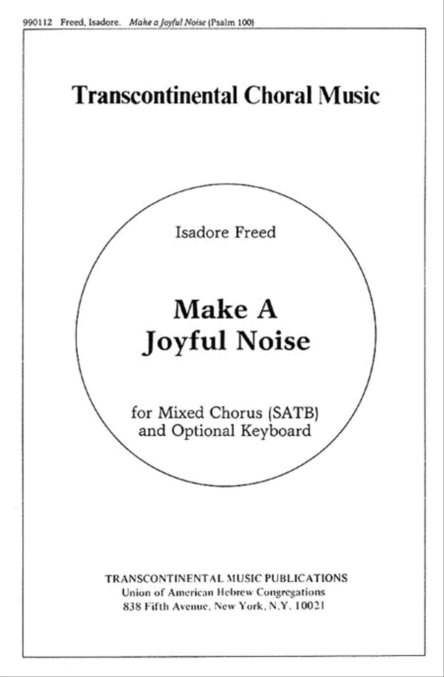 Psalm 100: Make A Joyful Noise (From Three Psalms) 4-Part scores gallery preview page 1