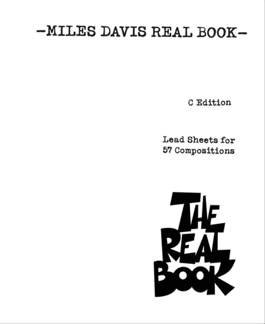 Miles Davis Real Book Piano scores gallery preview page 1