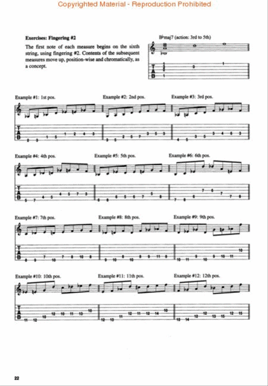 Gateway to Guitar Improvisation Guitar Tablature scores gallery preview page 3