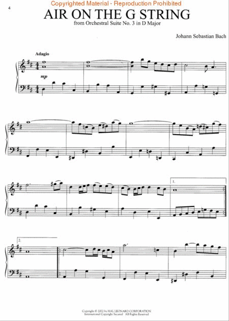 Favorite Classical Themes - Easy Piano Voice scores gallery preview page 2