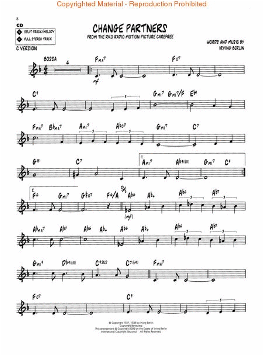 Irving Berlin C Instrument scores gallery preview page 3