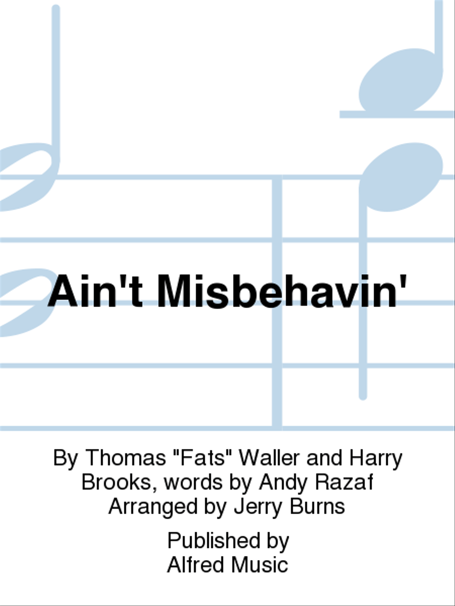 Ain't Misbehavin' Marching Band scores gallery preview page 1