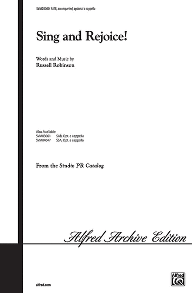 Sing And Rejoice - SATB
