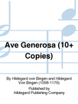 Ave Generosa (10+ Copies)