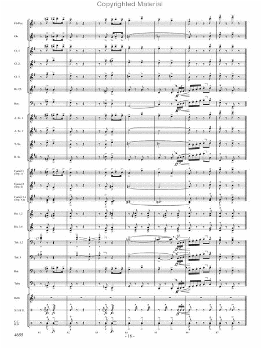 Lassus Trombone Lassus Trombone Concert Band scores gallery preview page 15