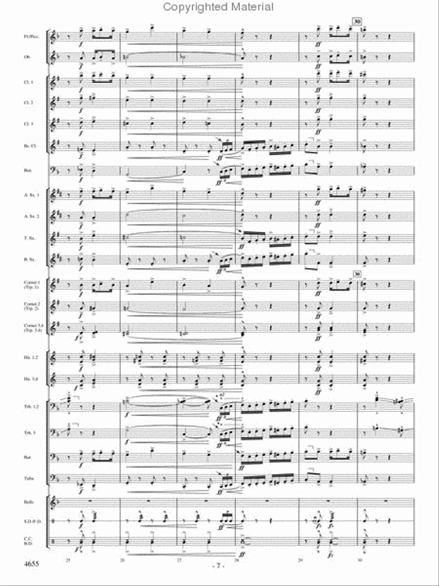 Lassus Trombone Lassus Trombone Concert Band scores gallery preview page 6