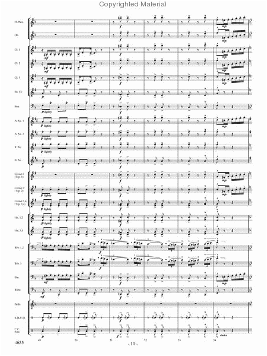 Lassus Trombone Lassus Trombone Concert Band scores gallery preview page 10