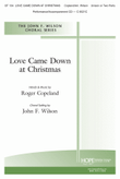 Love Came Down at Christmas