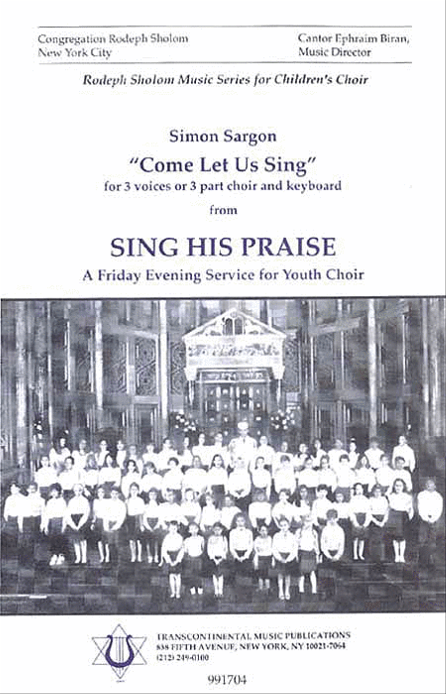 Come Let Us Sing Come Let Us Sing 3-Part scores gallery preview page 1