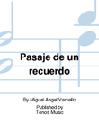 Pasaje de un recuerdo