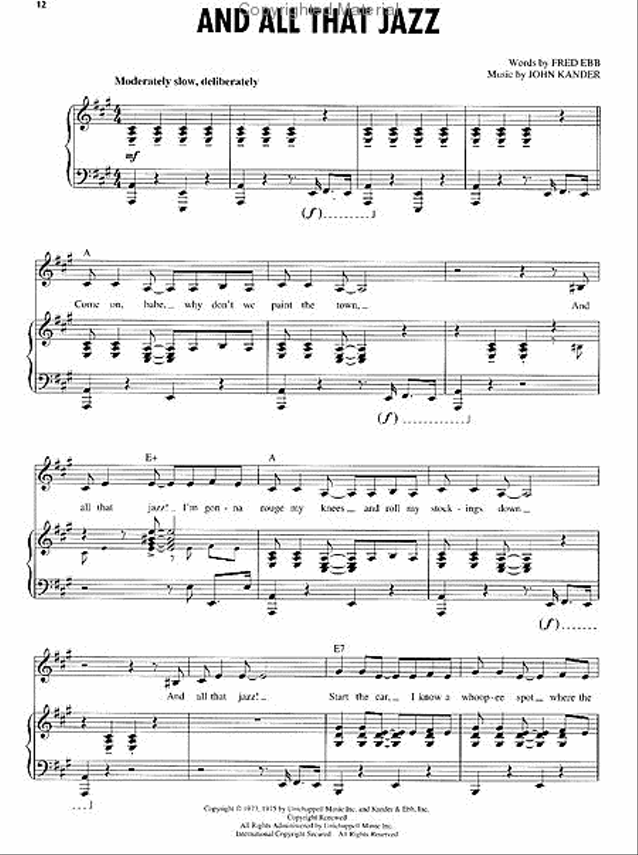 Chicago (Movie) Chicago (Movie) Piano, Vocal scores gallery preview page 2