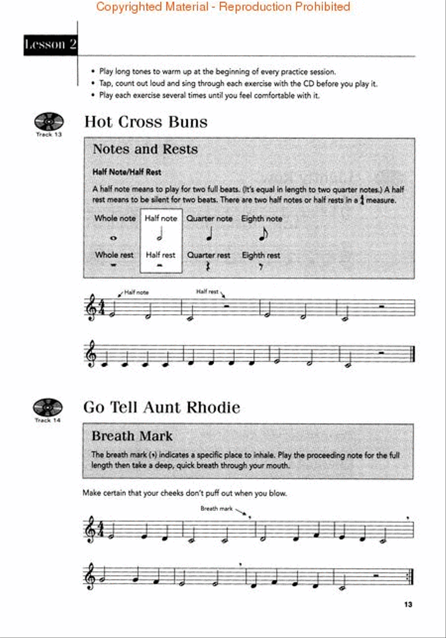 Play Trumpet Today! Beginner's Pack Trumpet Solo scores gallery preview page 3