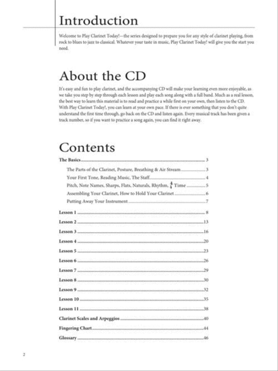 Play Clarinet Today! Beginner's Pack Clarinet Solo scores gallery preview page 3