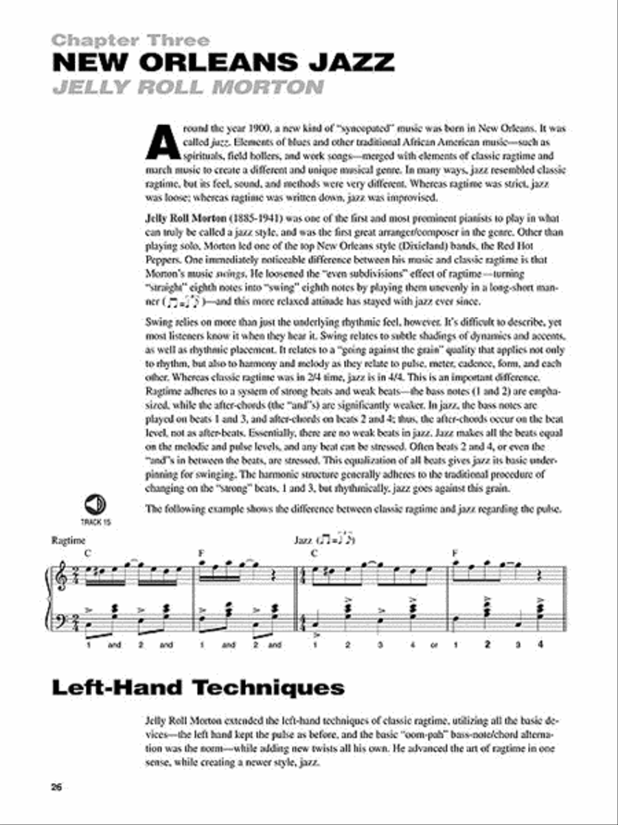 Stride & Swing Piano Stride & Swing Piano Piano Method scores gallery preview page 5