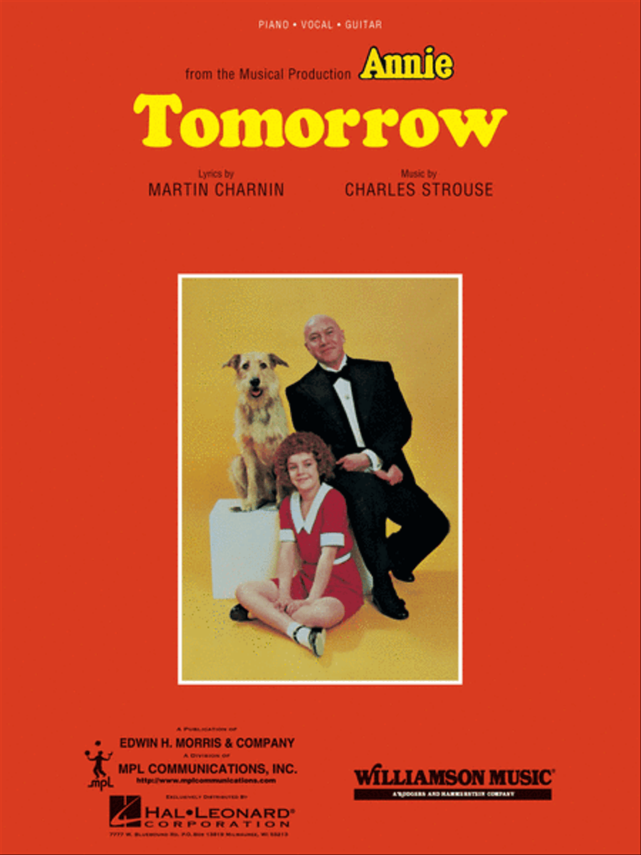 Tomorrow (from Annie) Piano, Vocal, Guitar scores gallery preview page 1