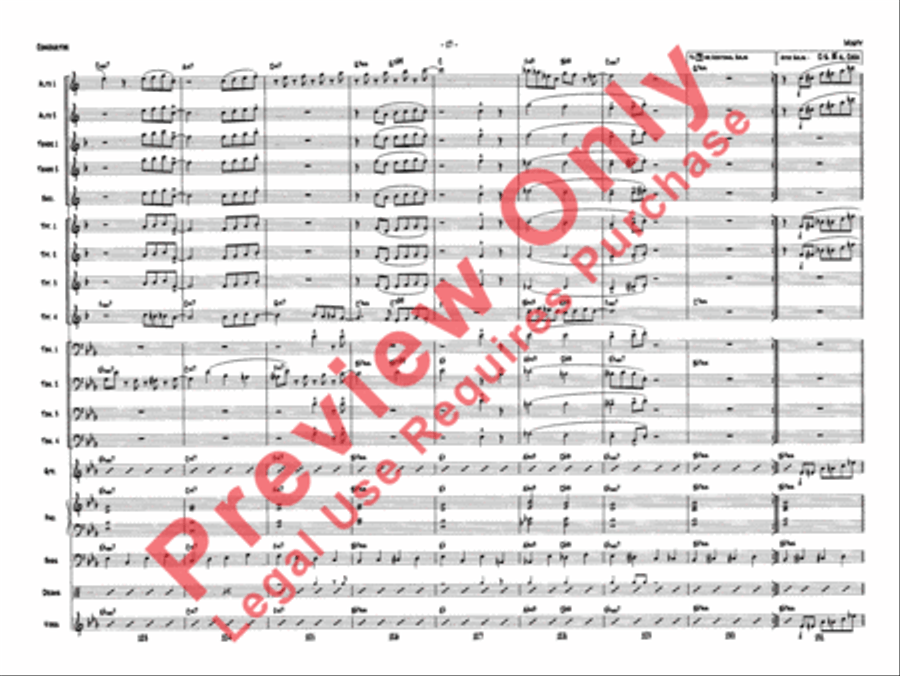 Misty Misty Jazz Ensemble scores gallery preview page 20