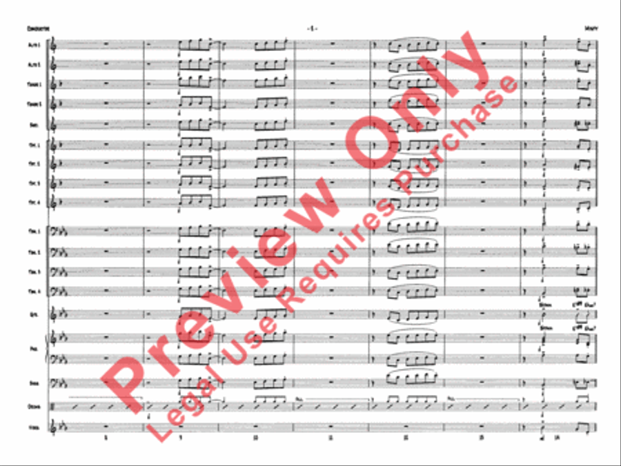 Misty Misty Jazz Ensemble scores gallery preview page 5