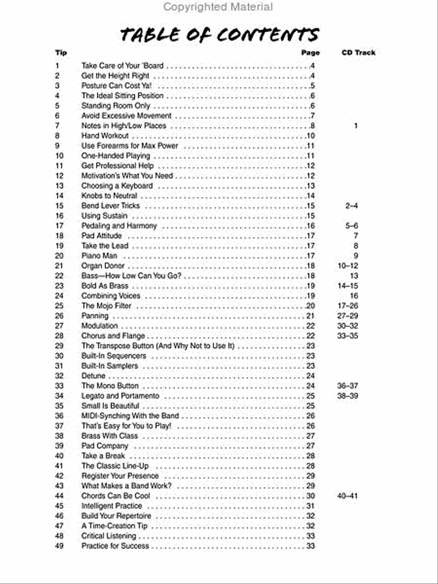 101 Keyboard Tips Piano Method scores gallery preview page 3