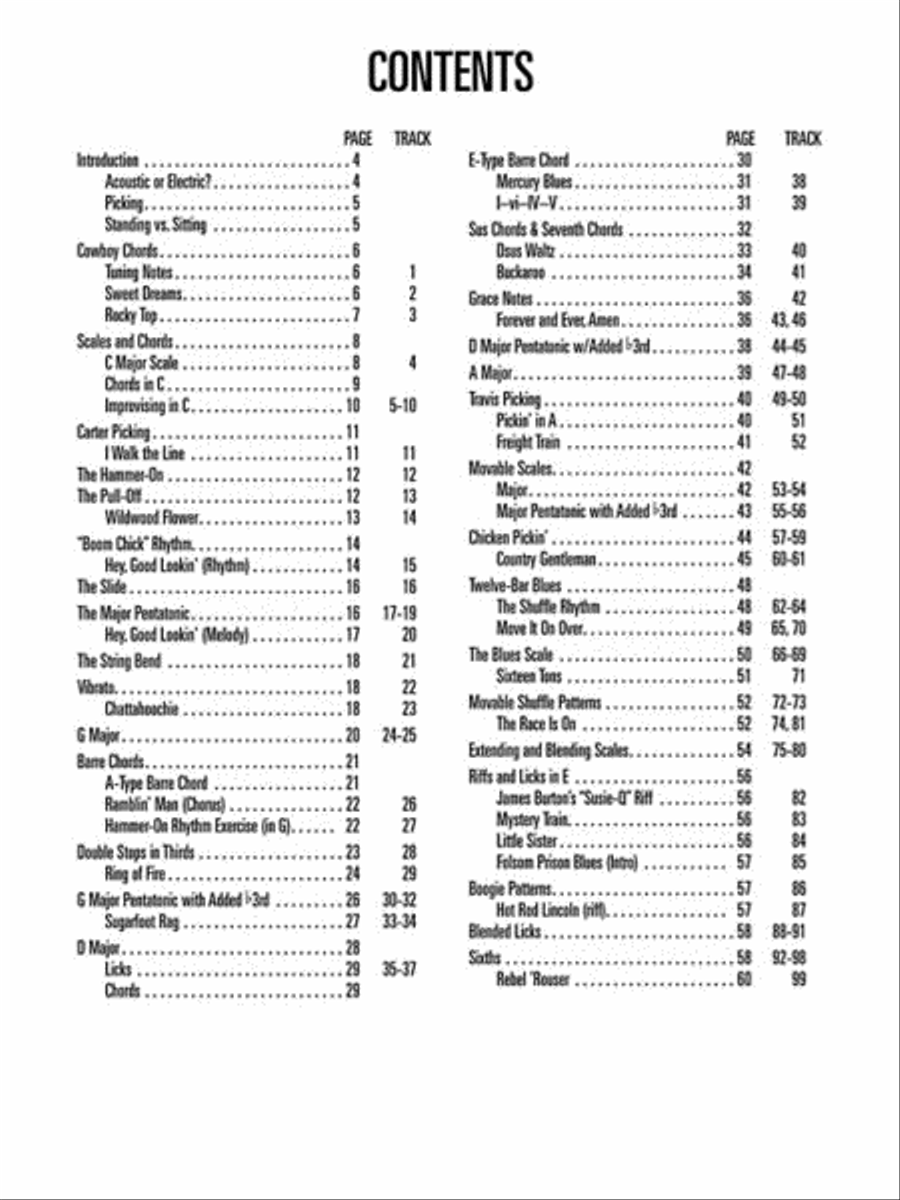 Hal Leonard Country Guitar Method Electric Guitar scores gallery preview page 2