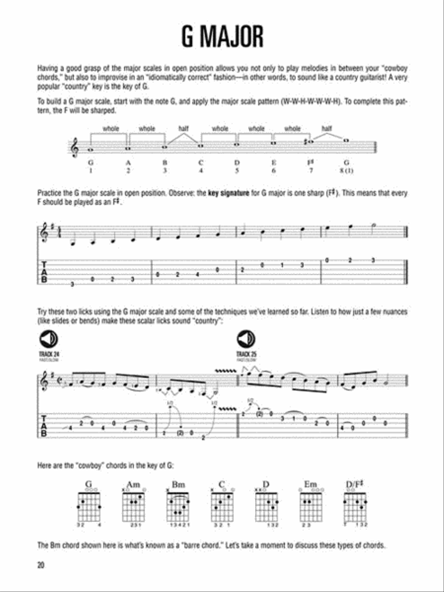 Hal Leonard Country Guitar Method Electric Guitar scores gallery preview page 4