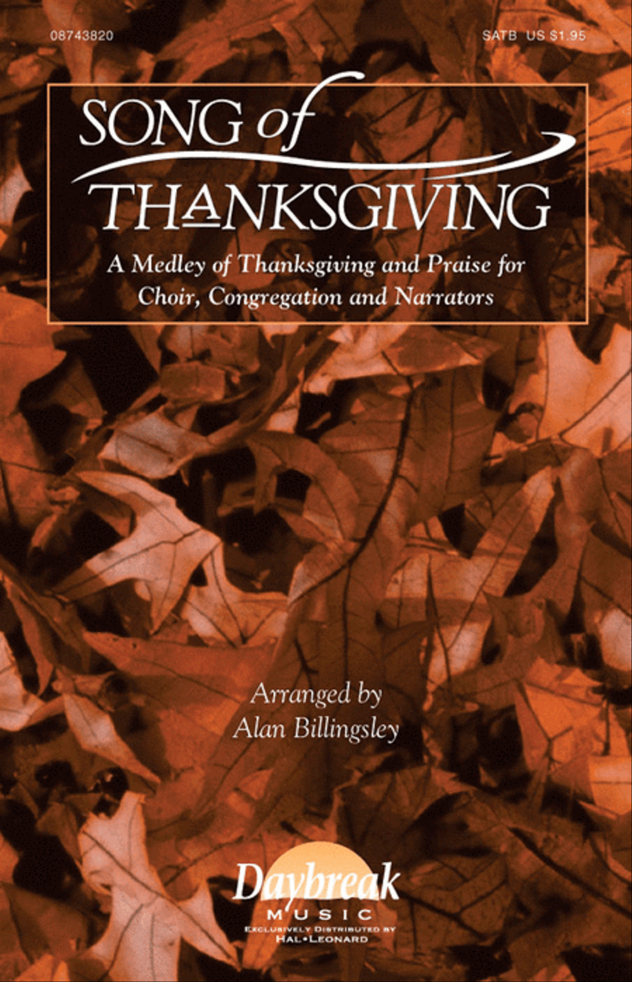 Song of Thanksgiving Song of Thanksgiving 4-Part scores gallery preview page 1