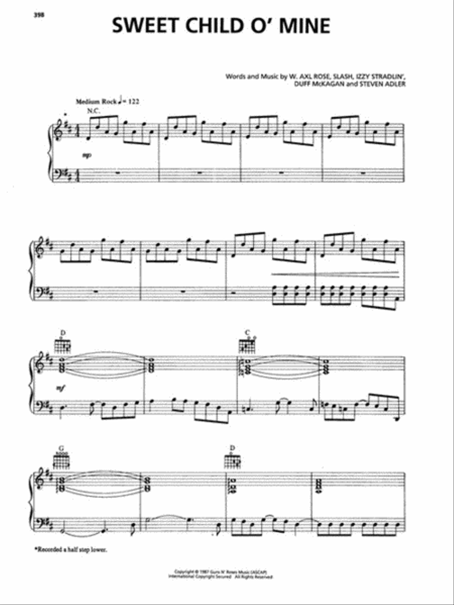 Selections from MTV's 100 Greatest Pop Songs Piano, Vocal, Guitar scores gallery preview page 7