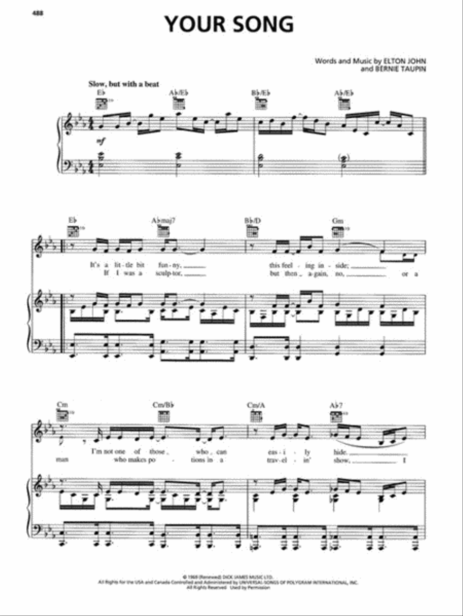 Selections from MTV's 100 Greatest Pop Songs Piano, Vocal, Guitar scores gallery preview page 8