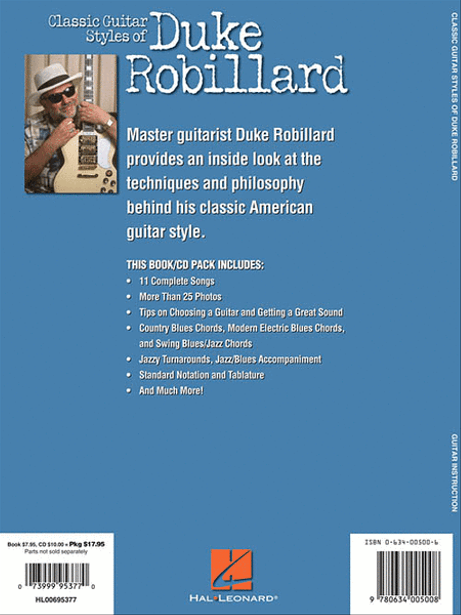 Classic Guitar Styles of Duke Robillard Electric Guitar scores gallery preview page 2