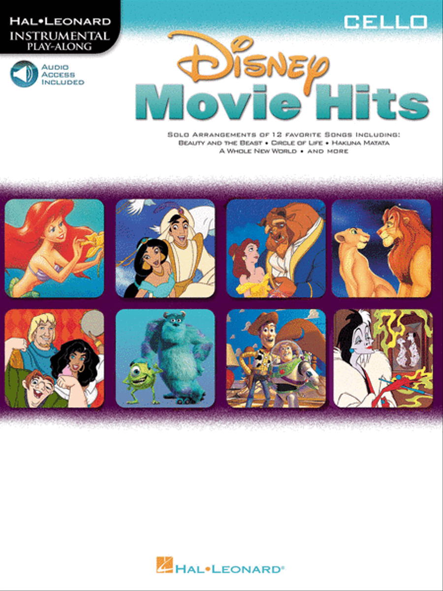 Disney Movie Hits for Cello Collection / Songbook scores gallery preview page 1