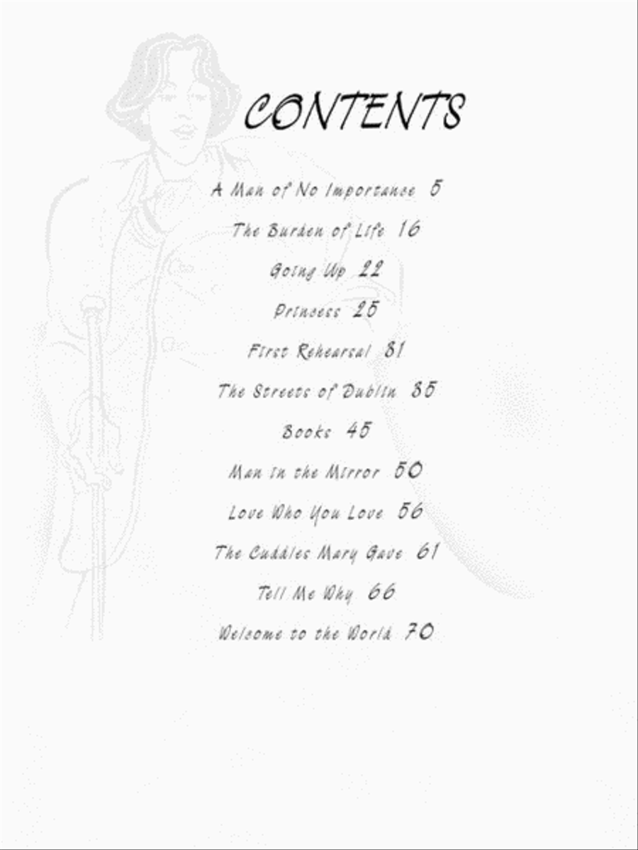 A Man of No Importance Piano, Vocal, Guitar scores gallery preview page 4