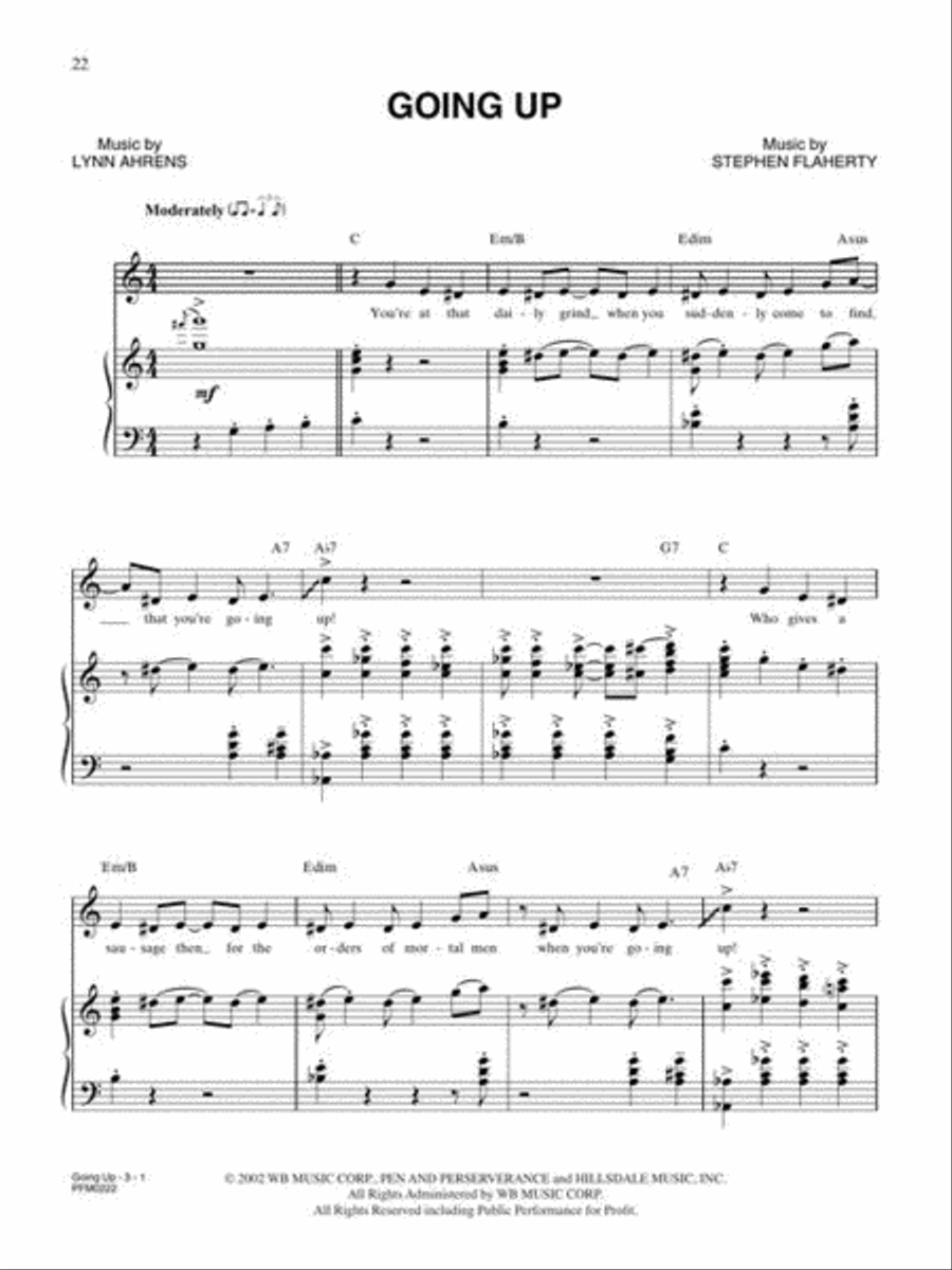 A Man of No Importance Piano, Vocal, Guitar scores gallery preview page 6