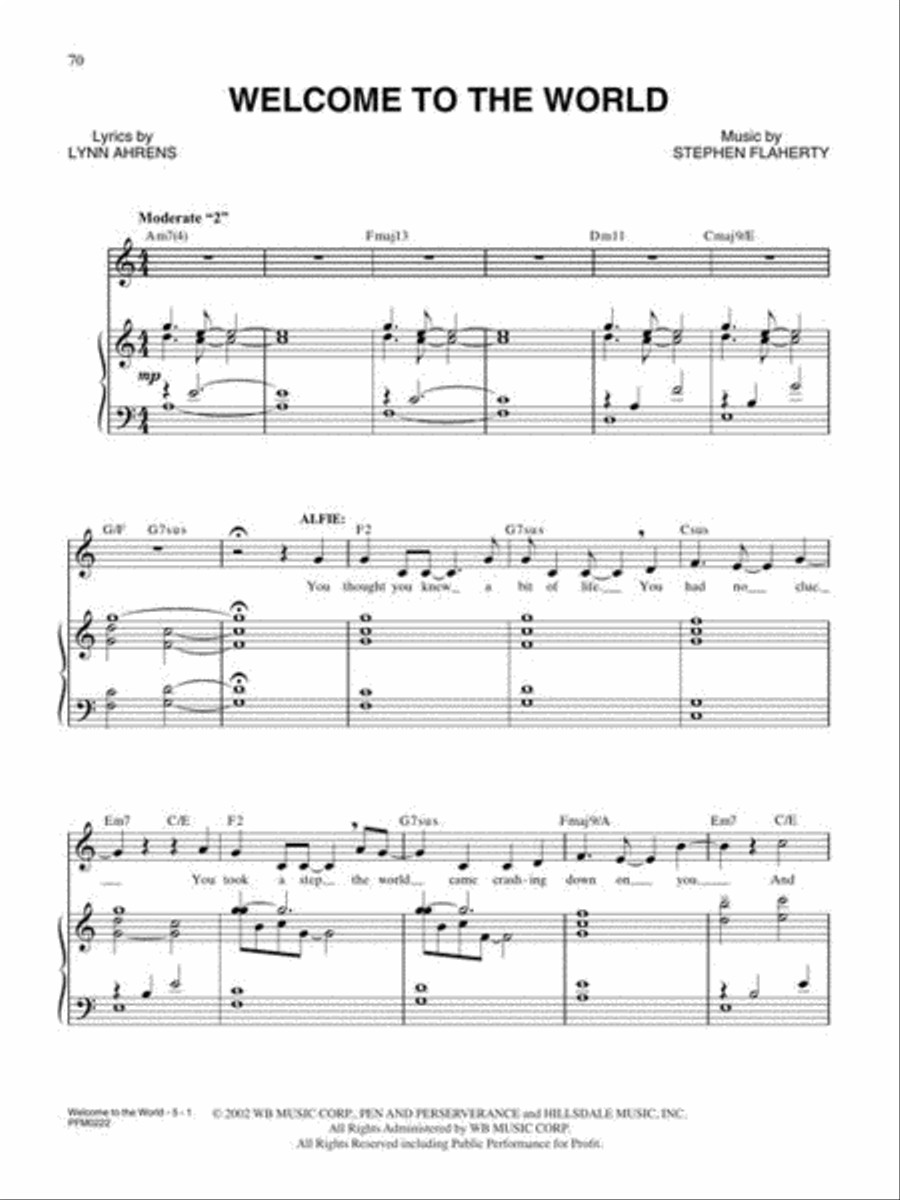 A Man of No Importance Piano, Vocal, Guitar scores gallery preview page 7