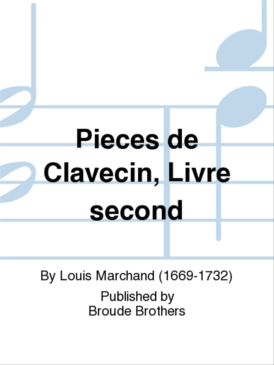 Pieces de Clavecin Livre second. PF 18 Harpsichord scores gallery preview page 1
