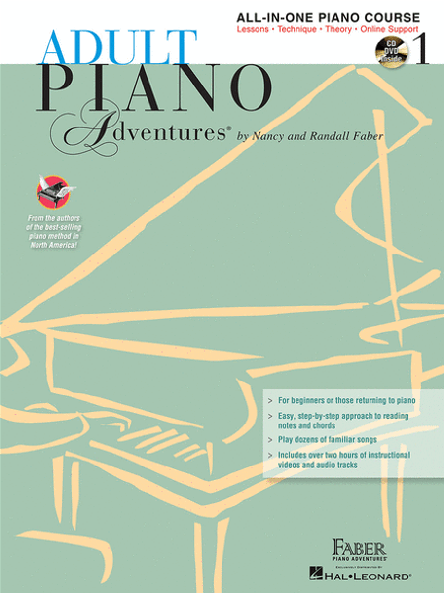 Adult Piano Adventures All-in-One Lesson Book 1 Piano Method scores gallery preview page 1