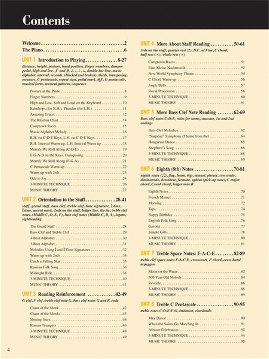 Adult Piano Adventures All-in-One Lesson Book 1 Piano Method scores gallery preview page 2