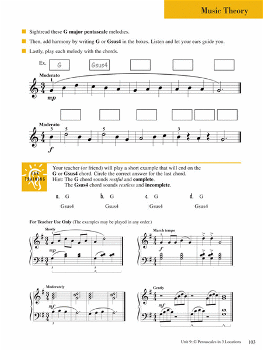 Adult Piano Adventures All-in-One Lesson Book 1 Piano Method scores gallery preview page 4