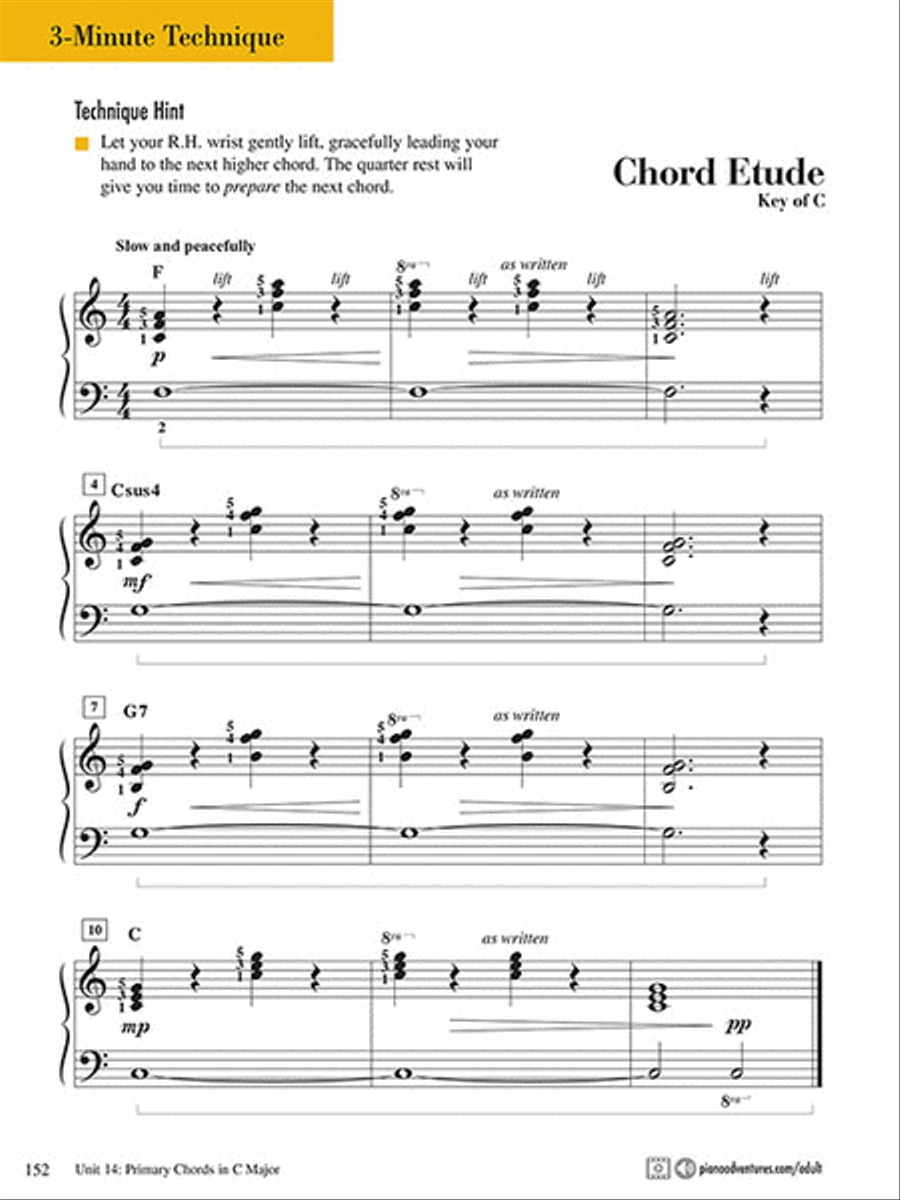 Adult Piano Adventures All-in-One Lesson Book 1 Piano Method scores gallery preview page 6