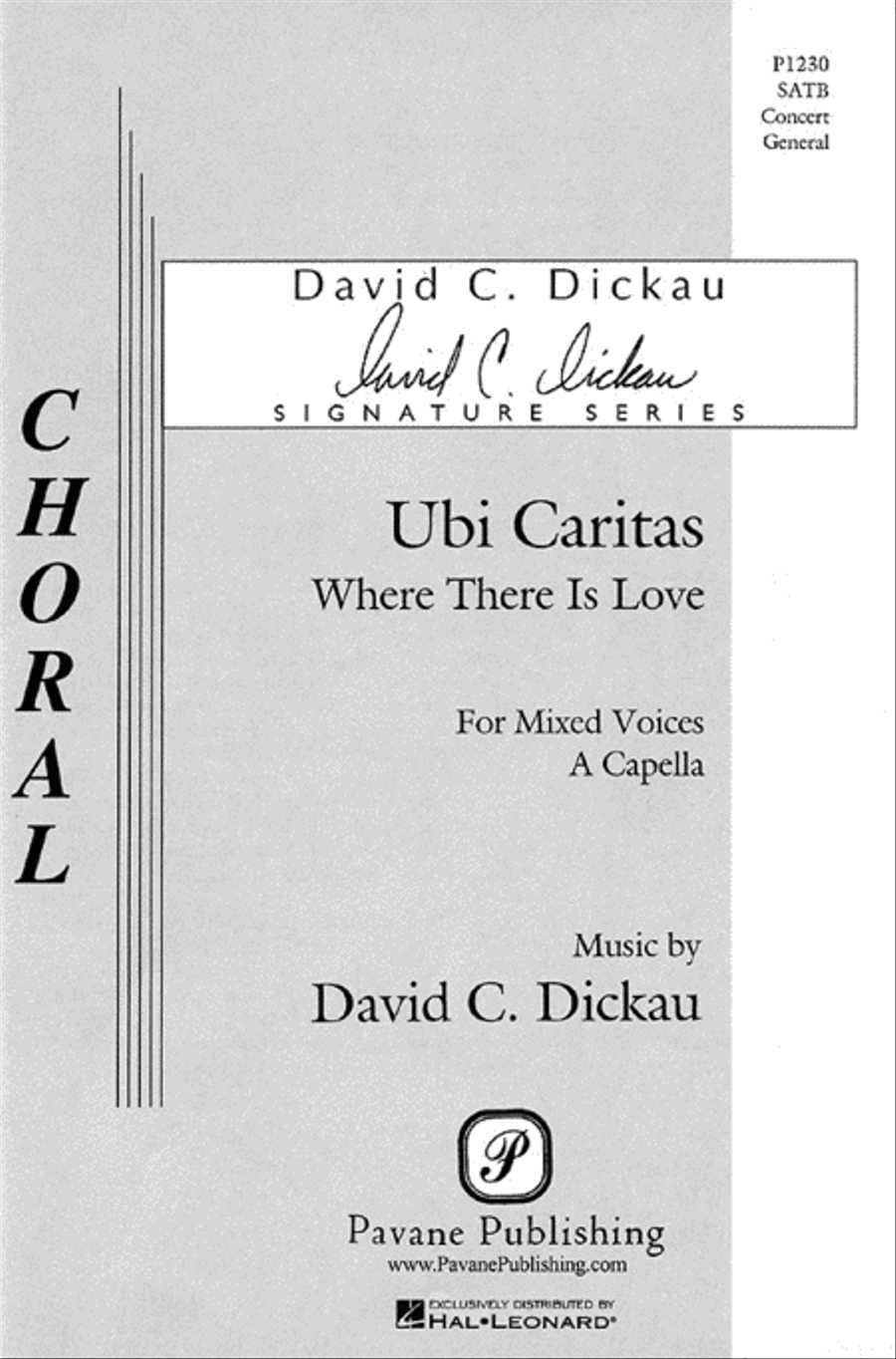 Ubi Caritas Ubi Caritas 4-Part scores gallery preview page 1